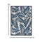 Homeroots 7 x 10 ft. Navy & Beige Leaves Indoor & Outdoor Area Rug 385234 - alternate 6